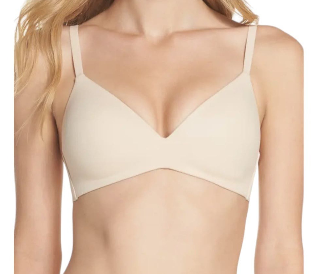 Wacoal Bra 852189 how Perfect Wire Free T-shirt tan size 34DD 34E